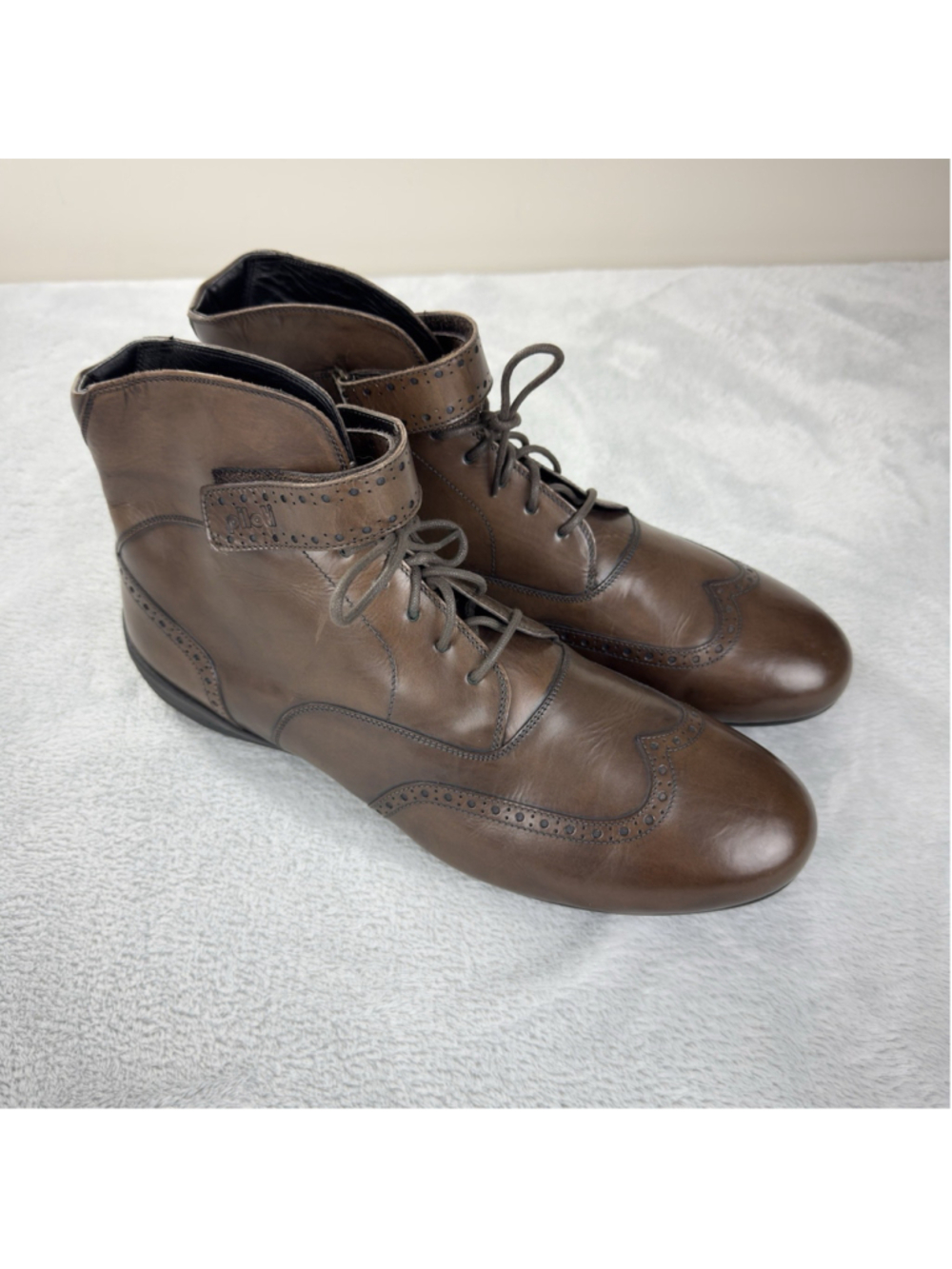 Piloti Men's Size 13 US/48 EU Campione 100% Leather Driving Shoe Made In Italy